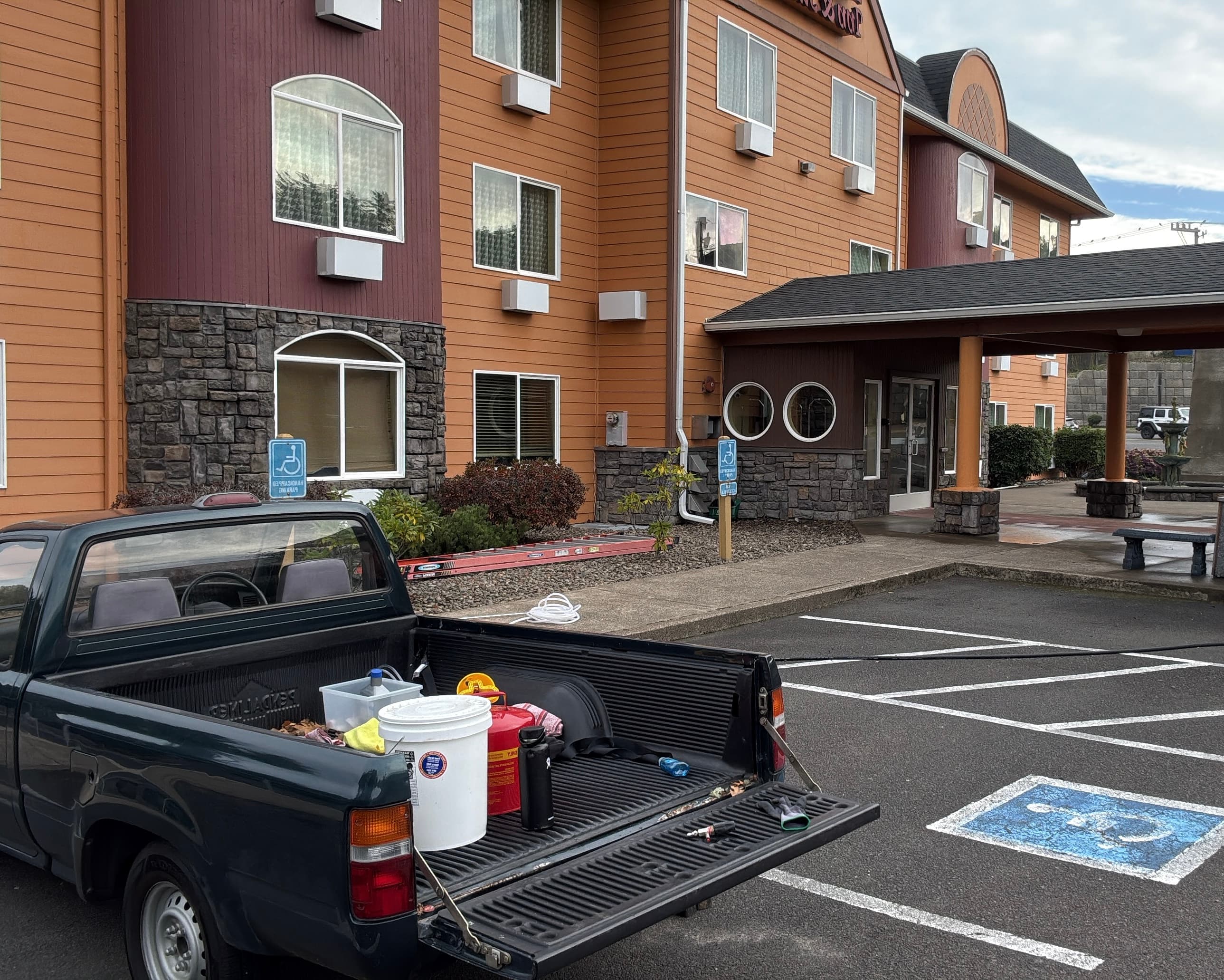 Owner of Pristine ProWash with work truck